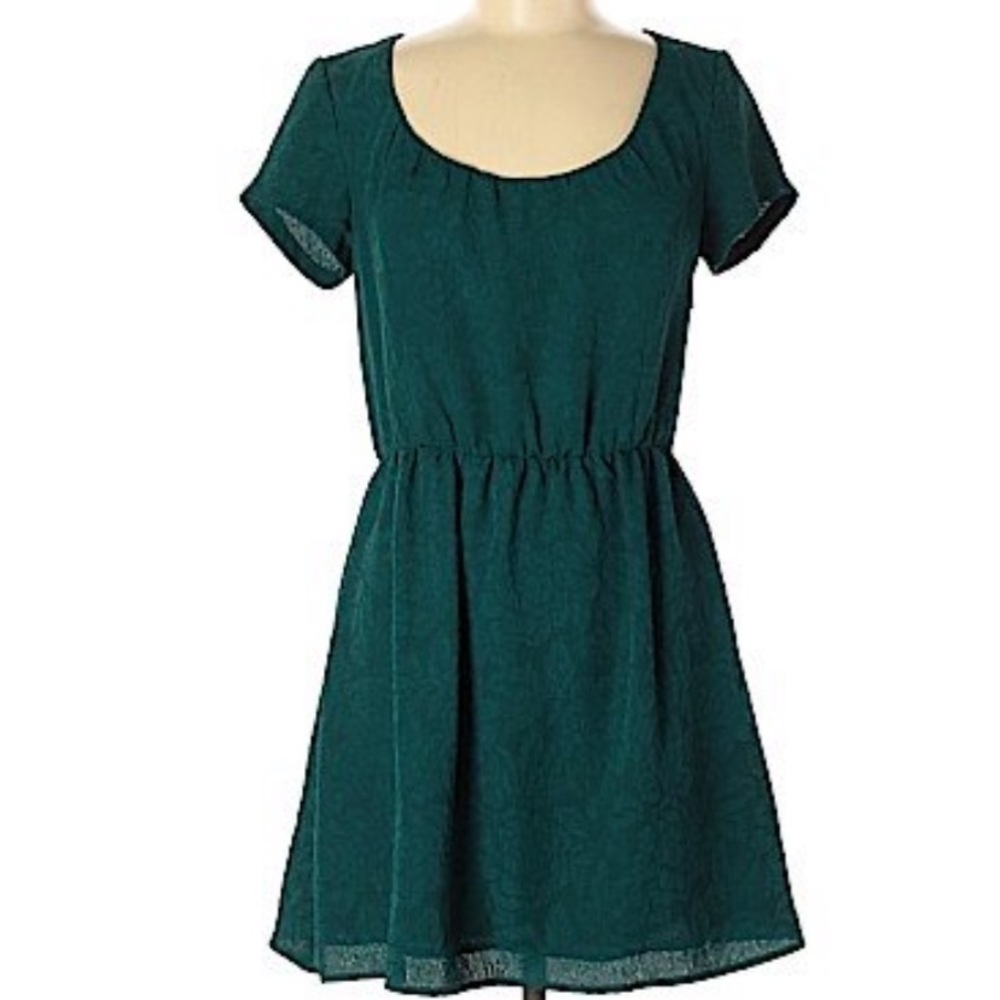 Pins and needles green dress